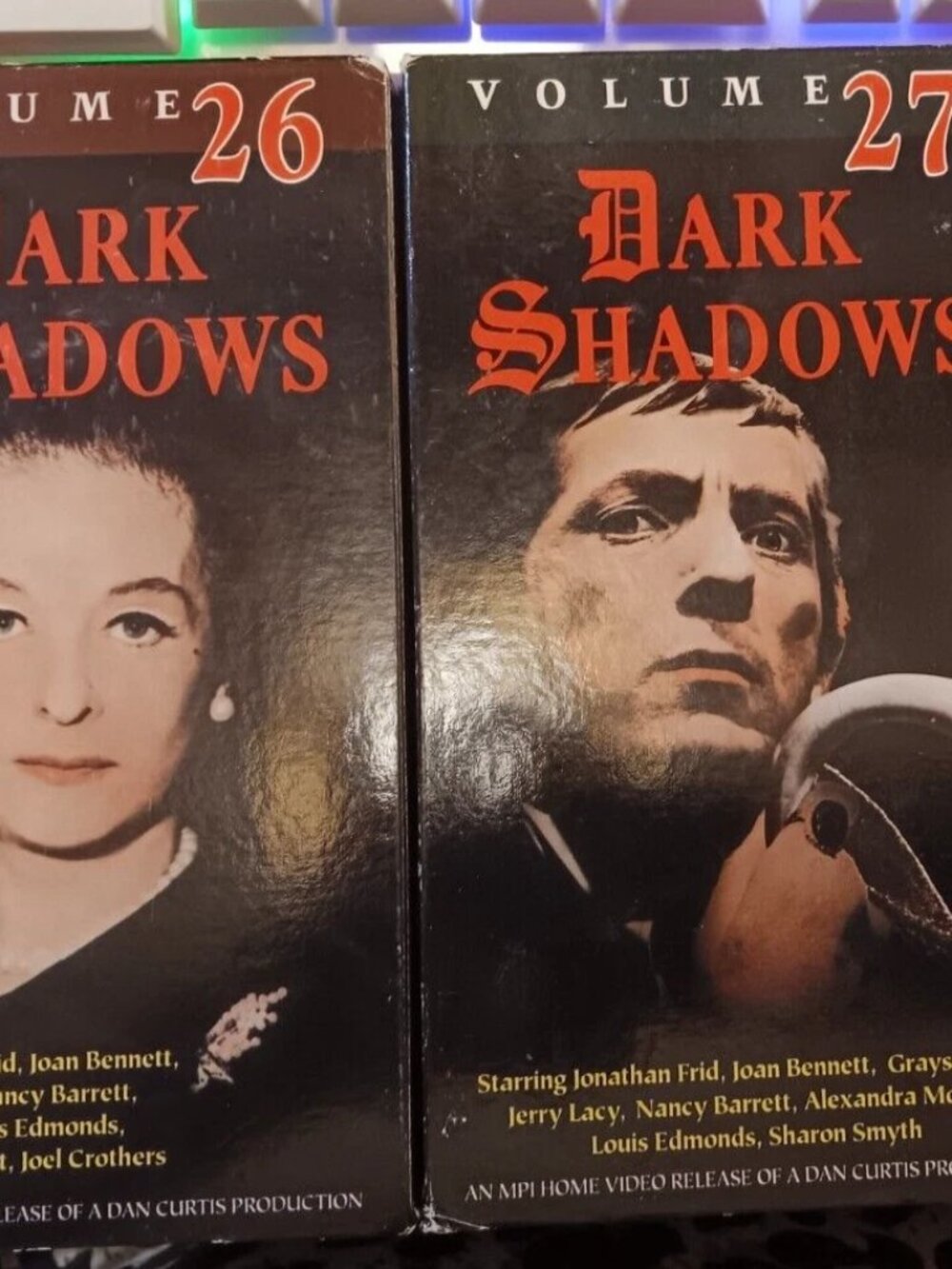Dark Shadows Series VHS Tapes Volume 26-27-28 Barnabas Collins